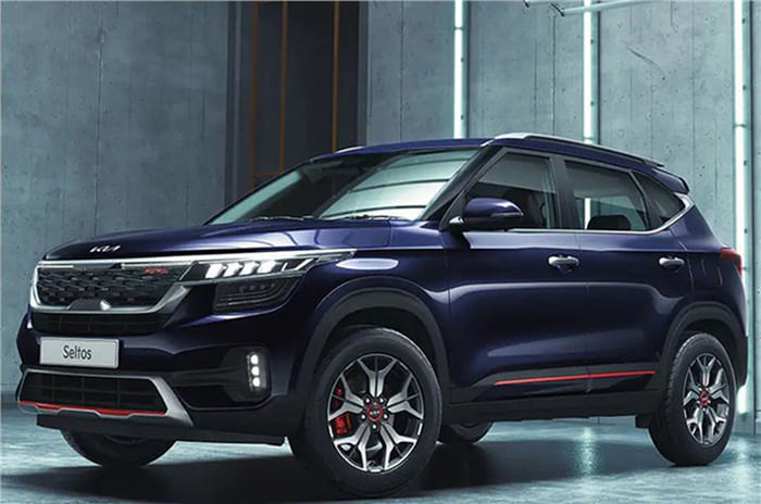 Kia Seltos or Skoda Kushaq: which is the better all-rounder? Kia Seltos front quarter